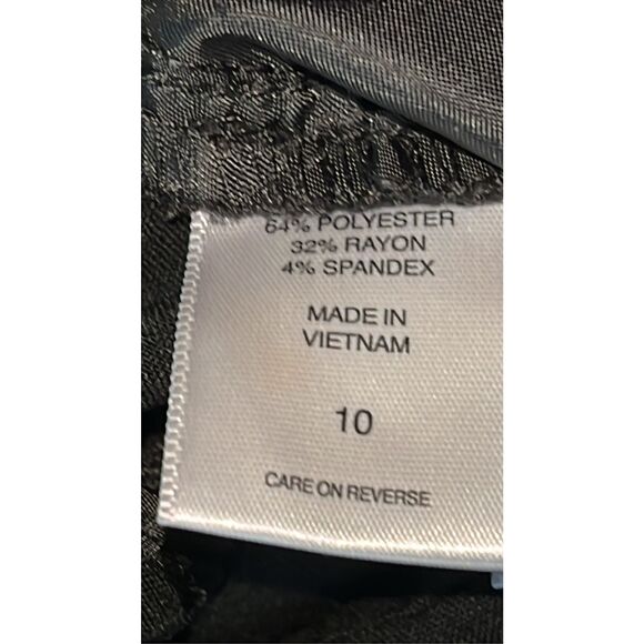 NY&C Women's Size 10 Black Ankle Length Dress Pants Trousers Office - Picture 5 of 8